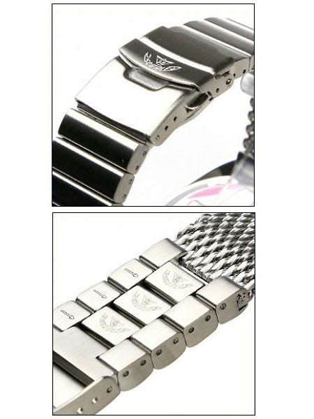 Squale 22mm Deluxe Stainless Steel Mesh Bracelet #2002-Mesh-S (22mm)