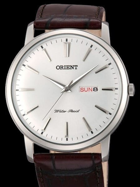 Scratch and Dent - Orient Capital Quartz Analog Dress Watch with Day and Date Window #UG1R003W 2