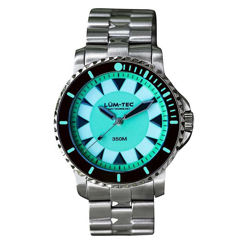 Lum-Tec 43mm Swiss Automatic, Anti-Magnetic 350 meter Dive Watch #350M-4