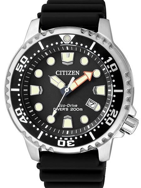 Citizen Eco-Drive Promaster Scuba Diver Watch with Rubber Dive Strap #BN0150-10E