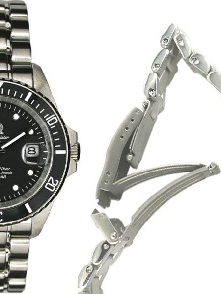 Tauchmeister Classic Automatic Dive Watch with Screw-Down Crown #T0006
