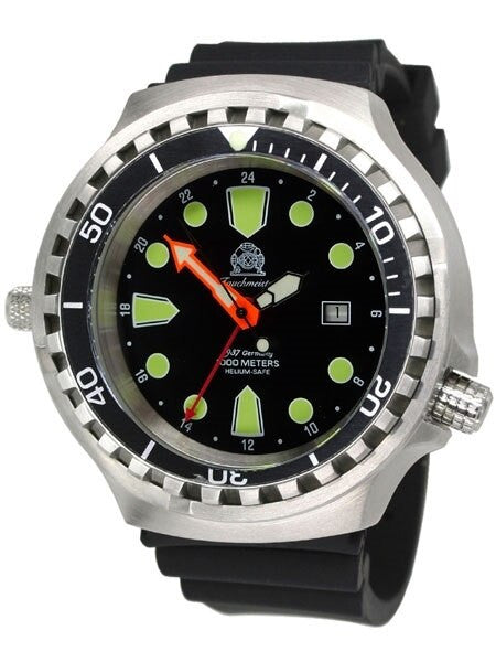 Tauchmeister T0309 XXL 1000-Meter, automatic diver watch with rubber strap