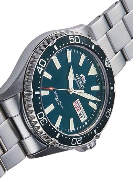 Orient Kamasu Green Dial Automatic Dive Watch with Sapphire Crystal #RA-AA0004E19A