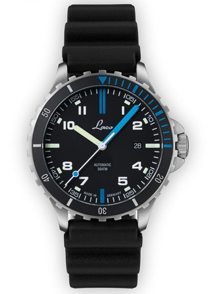 Laco Squad Atlantik 300 Meter Dive Watch with a Double-Domed AR Sapphire Crystal #862108