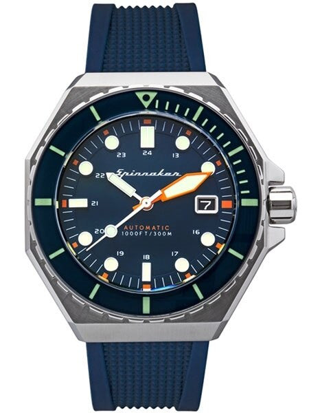 Spinnaker 44mm Dumas Automatic 300-Meter Dive Watch with Luminous Bezel #SP-5070-02