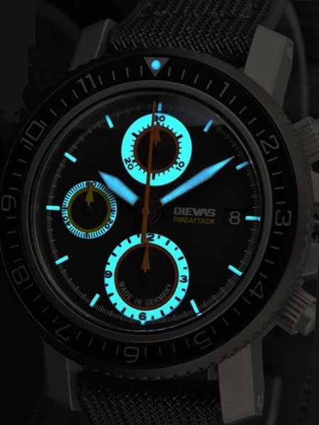 New! German Made Dievas TimeAttack Racing Inspired Chronograph Watch