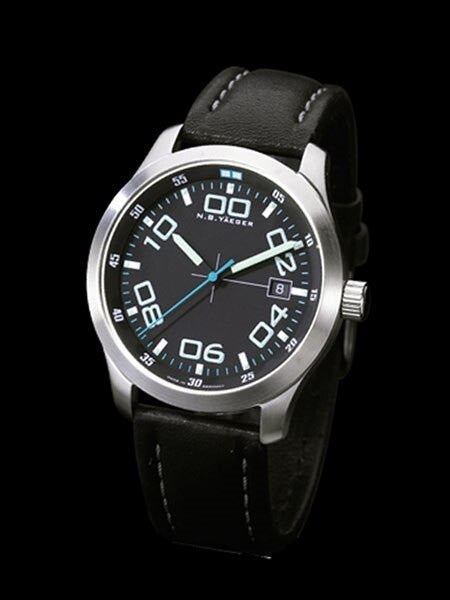 Islander NB Yaeger Swiss Automatic Pilot Watch with Sapphire Crystal #DELTA-C1, photo 1 of 4