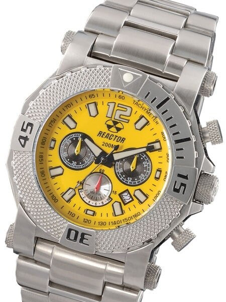 Reactor Yellow Dial, Neutron Chronograph Watch with SuperLuminova Illumination #93507