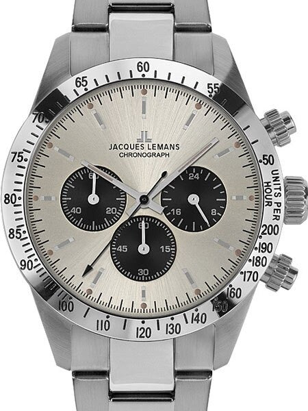 Jacques Lemans Nostalgie 40MM Chronograph with 24-hour Sub-Dial #N-1557D