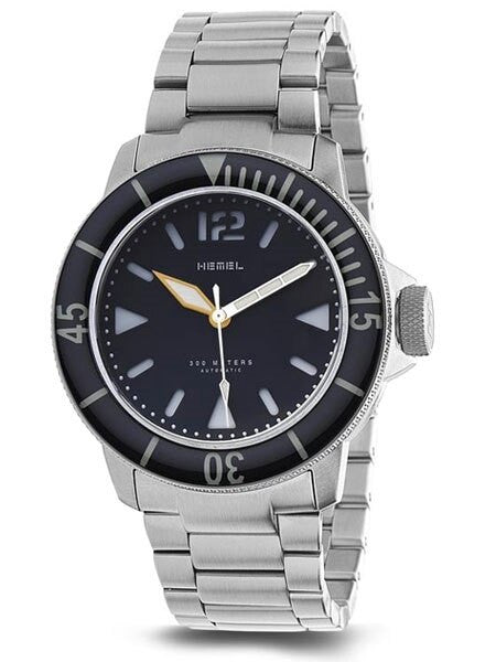 HEMEL 300-Meter Automatic Dive Watch with Luminous Bezel and AR Sapphire Crystal #HD1-01