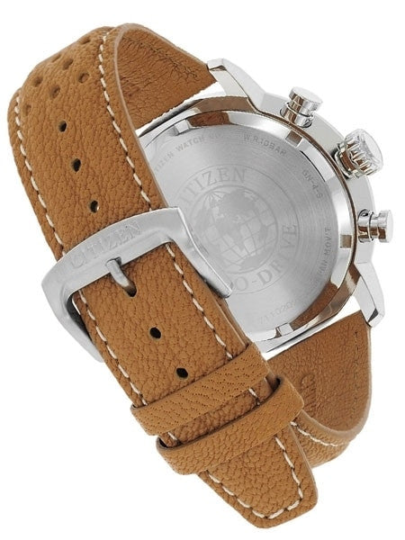 Citizen Eco-drive Chronograph Watch with 60-Minute Stopwatch #CA0641-16X