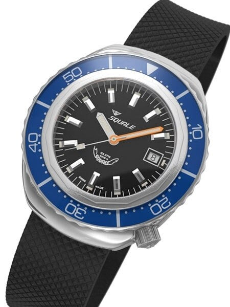 Scratch and Dent - Squale 1000 meter Professional Swiss Automatic Dive watch with Sapphire Crystal #2002BL-R