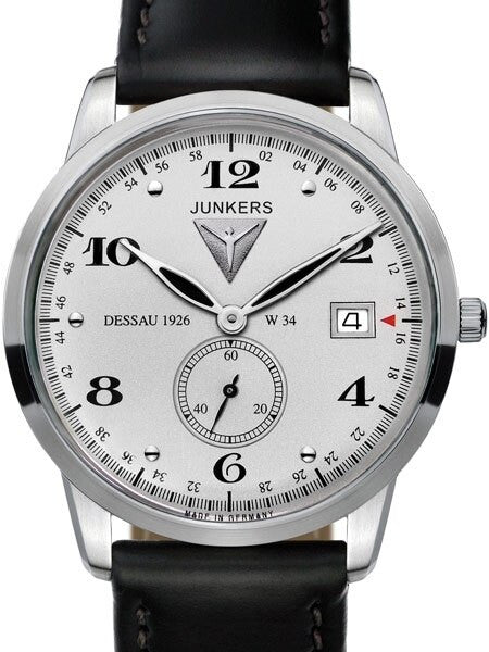 Junkers Dessau 1926 Flatline Ulta-Thin Quartz Dress Watch #6334-4