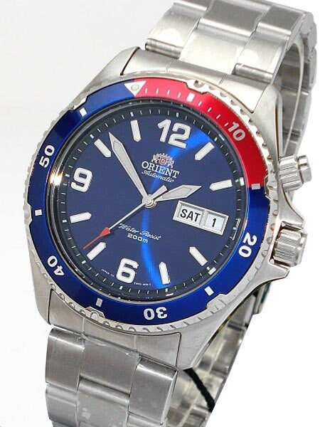 Scratch and Dent - Orient Mako Pepsi-Style Bezel Automatic Dive Watch #CEM65006D