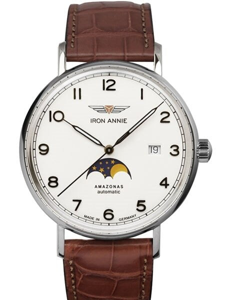 Iron Annie Amazonas Impression Swiss Automatic Moonphase Watch #5908-1