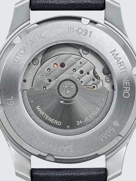 Martenero Kerrison Automatic Watch with Black Dial, Sapphire Crystal #KER004