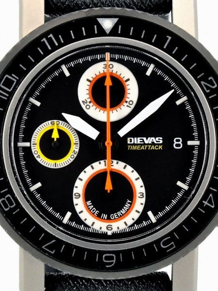 New! German Made Dievas TimeAttack Racing Inspired Chronograph Watch