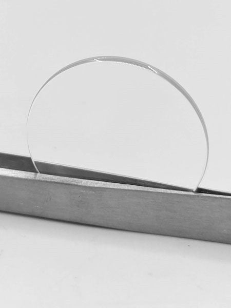 Flat Sapphire Crystal to replace OEM Hardlex on 2020 Seiko 5 Watches #S540-Flat