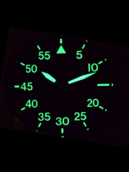 Orient 21-Jewel Automatic Aviator Flight Watch with Black Leather Strap #ER2A002F