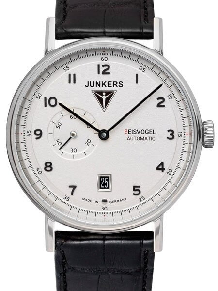 Junkers Eisvogel F13 Swiss Automatic Watch with Sapphire Crystal, Alligator Strap #6704-1