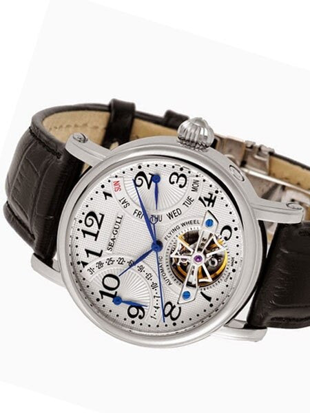Sea-Gull 40mm Automatic Retrograde Watch with Sapphire Crystal #M171S
