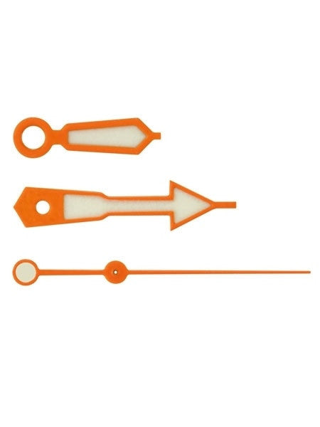 Orange SKX-Style Luminous Watch Hands For Seiko SKX007, SKX009, SKX011, SKX173, etc. Watches #H10