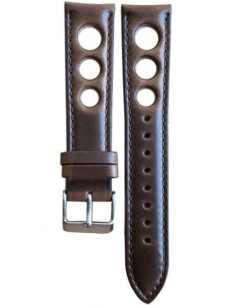 Horween Leather Rally Sport Strap with Stainless Steel Buckle #INS-HOR-Rally81