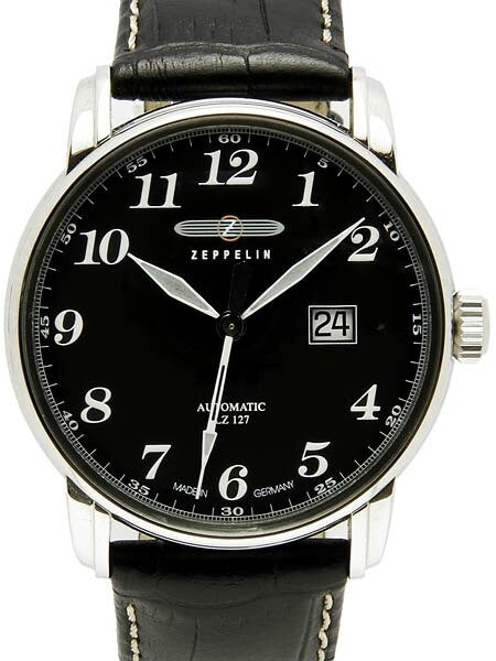 Graf Zeppelin Swiss ETA Automatic, Big Date Watch with Sapphire Crystal #7652-2
