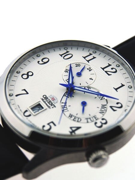 Orient Cosmos Automatic Watch with 24-hr Sub-dial and Day-Date #ET0K003W