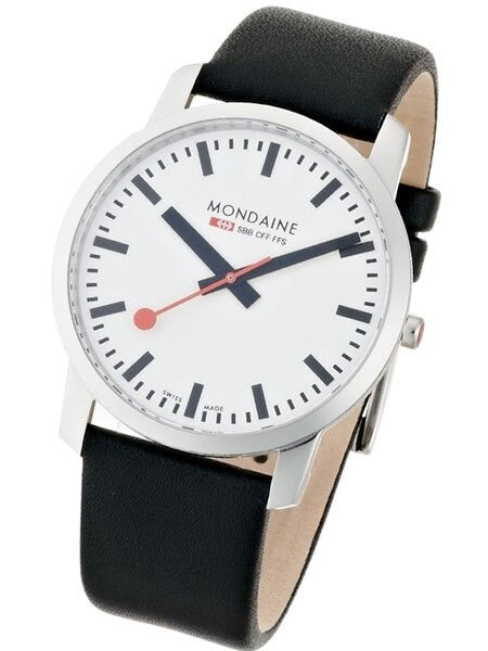 Mondaine Railways Quartz Dress Watch with a 41mm Case, Sapphire Crystal #A638-30350-11SBB