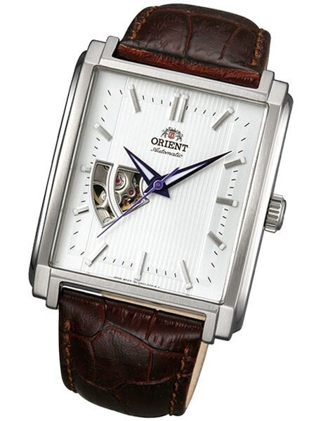 Orient Producer Automatic Dress Watch with Open-Heart, Pinstriped Dial #DBAD005W
