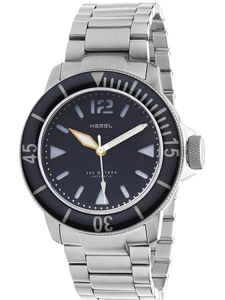 HEMEL 300-Meter Automatic Dive Watch with Luminous Bezel and AR Sapphire Crystal #HD1-02