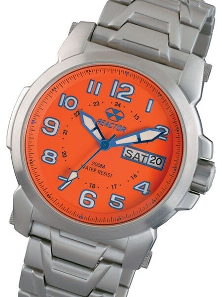 Reactor Atom Watch with SuperLuminova Illumination, Stainless Steel Case and Bracelet #68008