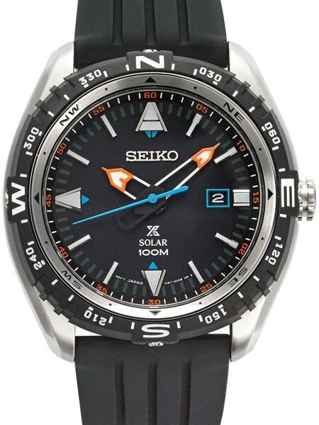 Seiko Prospex Solar Powered Sport Field Watch with Compass Bezel #SNE423
