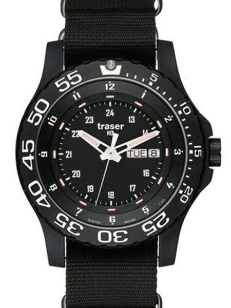 Traser Elite Red Military Watch with 45mm Case and a Sapphire Crystal #104637