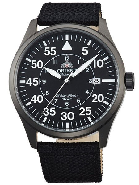Orient 21-Jewel Automatic Aviator Flight Watch with Woven Nylon Strap #ER2A006B