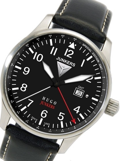 Junkers 150 Years Hugo Junkers Anniversary 40mm GMT Watch #6644-2