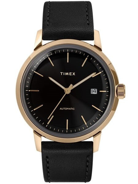 Timex 40mm Marlin 21-Jewel Automatic Watch with Black Dial #TW2T22800ZV