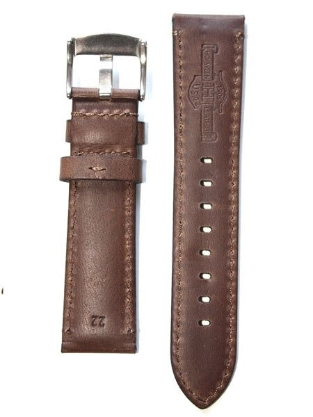 Horween Brown Calfskin Leather with Stainless Steel Buckle #INS-HOR-ESX02