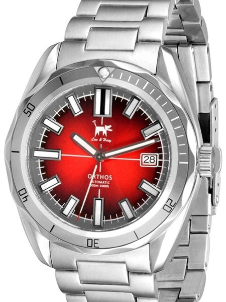 Lew and Huey Orthos Automatic Dive Watch with 42mm SS Case #Orthos-RG
