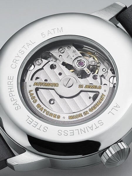 Laco Palermo Type B Dial Automatic Pilot Watch with Sapphire Crystal #861966
