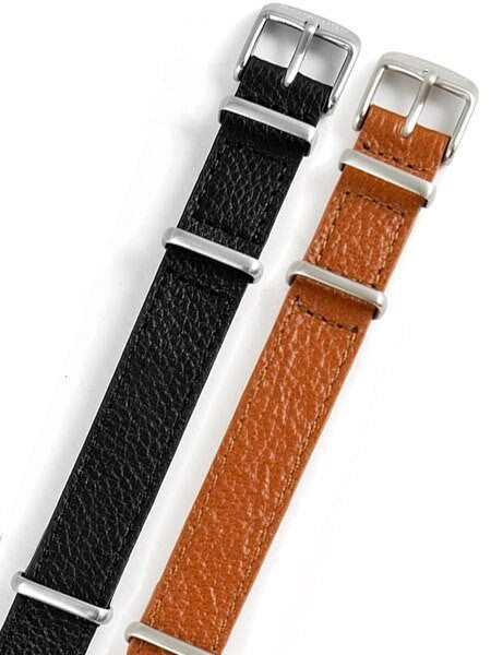 Marathon 16mm Leather One-Piece Strap #WW005012