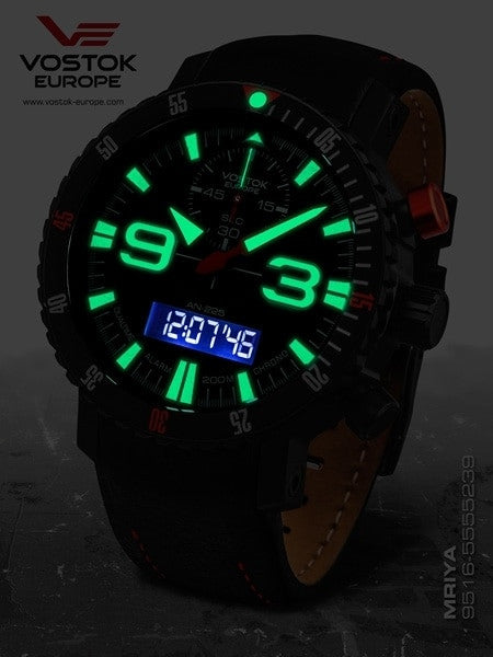 Vostok-Europe Mriya Analog-Digital Chronograph with Perpetual Calendar, Alarm #5554250