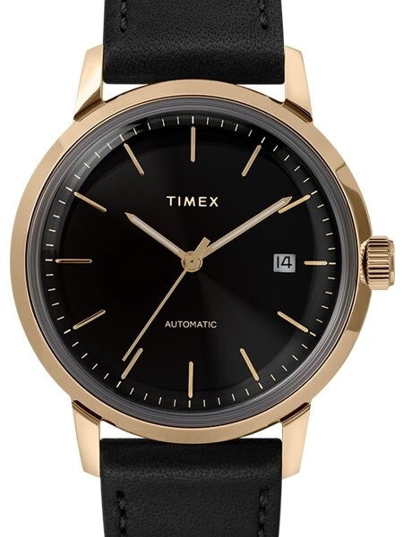 Timex 40mm Marlin 21-Jewel Automatic Watch with Black Dial #TW2T22800ZV