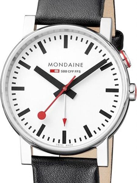 Mondaine Railways EVO Quartz Dress Watch with a Handy Alarm Feature  #A468-30352-11SBB