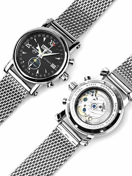 Aeromatic 1912 Automatic Calendar Watch with Day-Night Indicator #A1032MIL