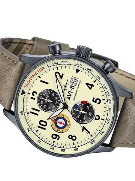 AVI-8 Hawker Hurricane Aviator Chronograph Watch #AV-4011-0C