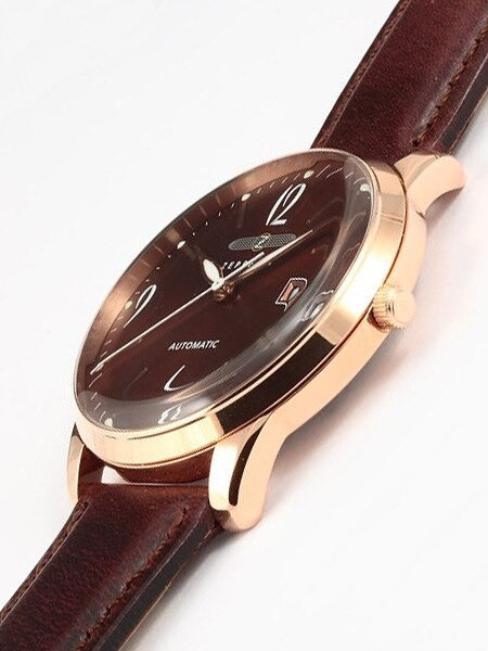 Graf Zeppelin Flatline Swiss Automatic Dress Watch #7352-5