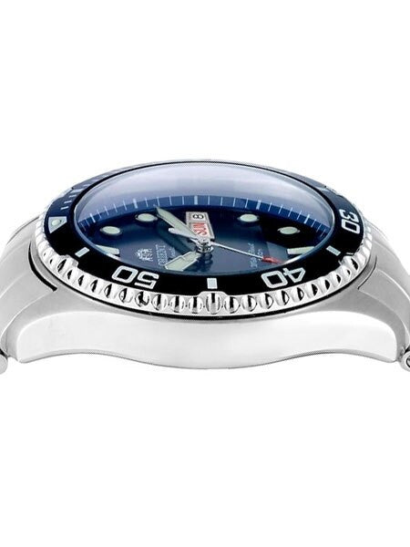 Orient Long Island Ray II Automatic Watch with Strapcode Super-O "Boyer" Bracelet and AR Double-Domed Sapphire Crystal #AA02005D-LI