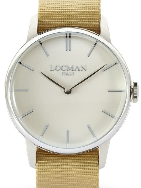 Locman 1960's Collection Sporty Quartz Dress Watch with 41mm Case #0251V05-00AVNKNH